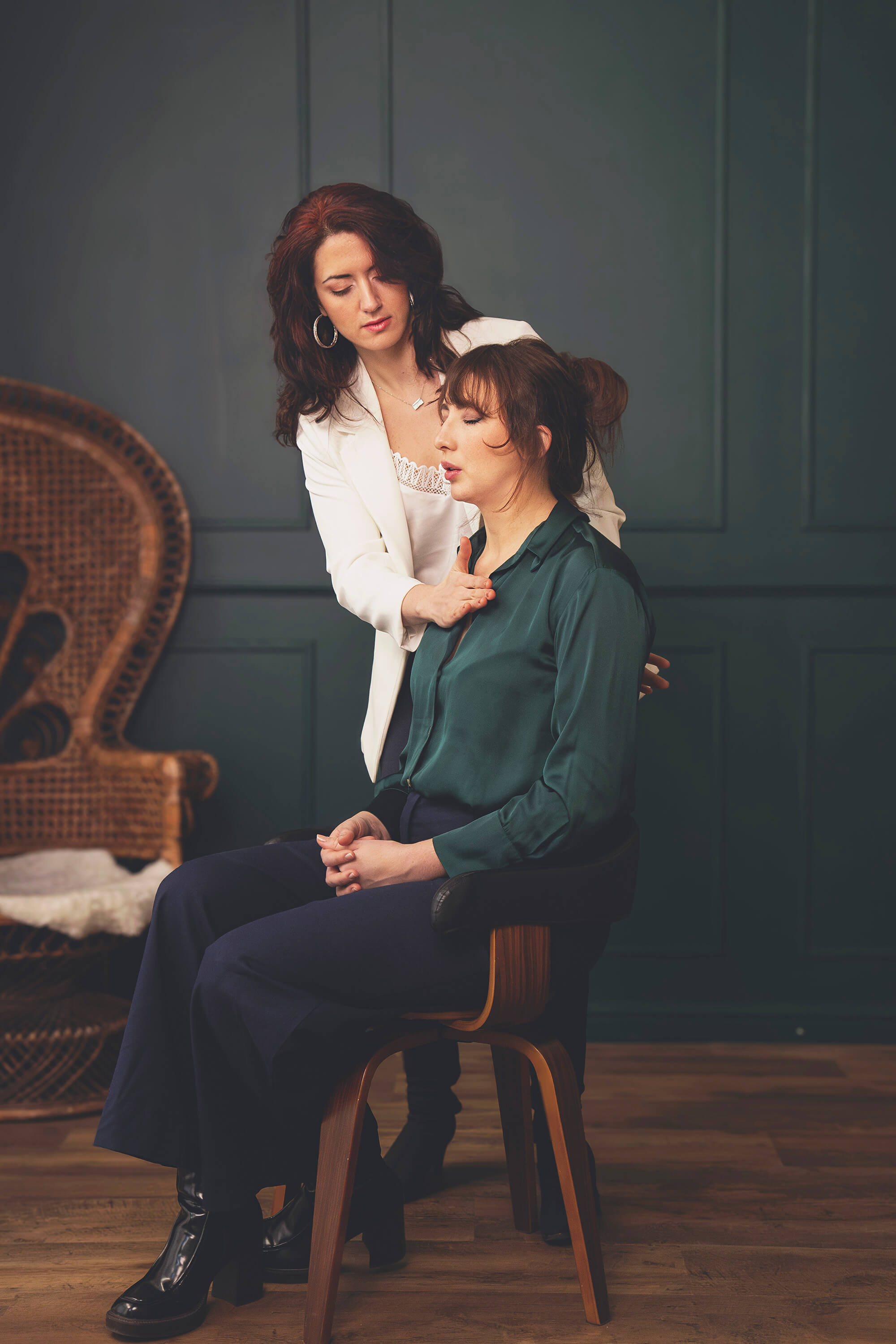 Séance de coaching entre deux femmes dans une ambiance calme